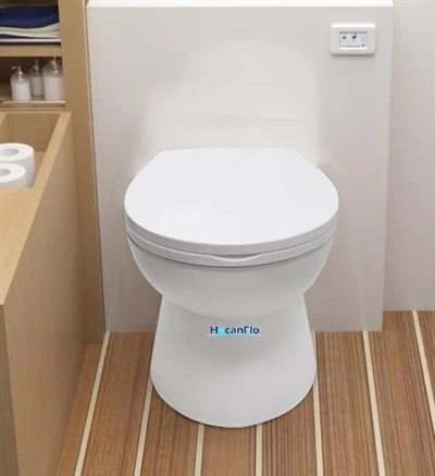 Verdeckte Zerhackertoilette